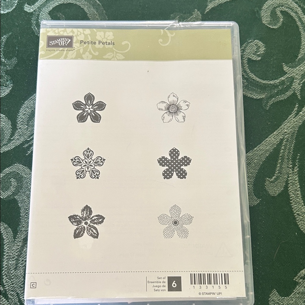 Stampin' Up! Petite Petals Stamp Set Floral Patterns mini flowers NEW
